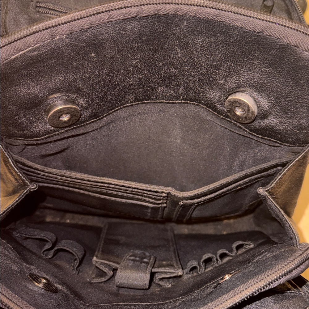 ✨ Pelle Studio Genuine Leather Mini Backpack Purse - Buttery Soft Black ✨ - Picture 6 of 16